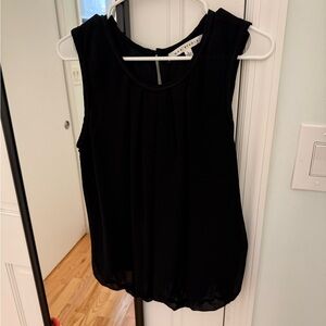 Max Studio Black Sleeveless Blouse
